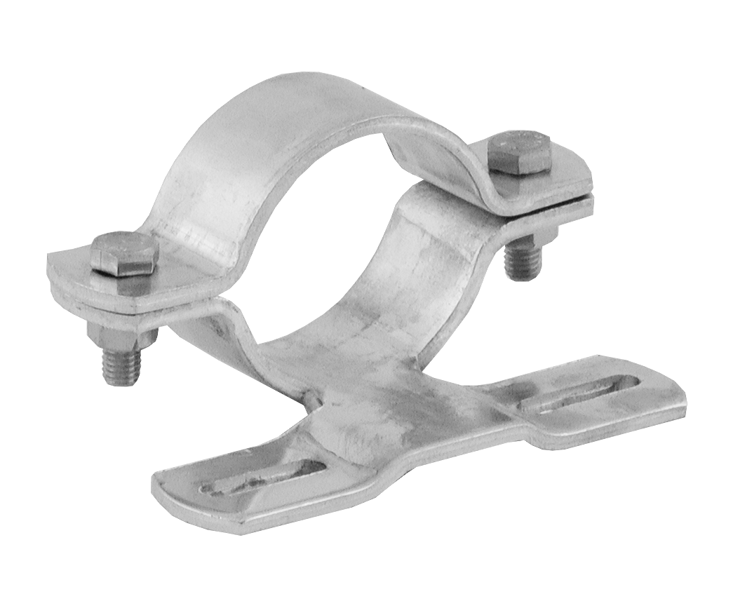 Rohrschelle für Verkehrszeichen, Schellen, für Pfosten 60 mm/Lochabstand 70 mm